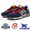 Premaitas Running SHS Designer Italie Mick Lander Django Sheepskin Geatic Leather Mens Ratengers Sport Sneakers Walking Jogging Trainers SH pour les hommes femmes