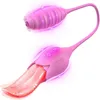 Tong likken vibrator dildo vibrerend ei tepel clitoris stimulator vagina g-spot massage anaal buttplug anus seksspeeltje vrouwen 240311