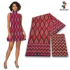 24 ياردة EST African Golden Wax Fabric النسيج الشمع الحقيقي 100 ٪ من القطن Ankara Wax Plaid Print Fabric Soft Pagne Material 240309