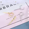 Hoop Earrings Fashion Simple Bohemia Tiny Huggies With Small Cone Pendants Minimal Female Dangle Earring Piercing Accessory