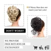 Perruques synthétiques Queues de cheval Chignon désordonné Morceau de cheveux en désordre Cheveux pour femmes Ébouriffé Chignon Chignon Synthétique Ondulé Bouclé Chignon Queue de cheval pour un usage quotidien 240328 240327