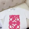 Losse en modieuze heren-T-shirts Ontwerper van luxe T-shirts Kwaliteit Letterborduurpatroon T-shirt met korte mouwen lente zomertij T-shirt voor heren en dames