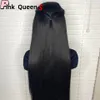 2024 Perruque synthétique noire 13 * 4to bomshell Lace Front Wig fibre résistante à la chaleur cheveux humains raie en vrac pour femmes sans colle fil coréen haute température 66cm