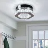 天井照明Frixchur Mini LEDライトクリスタルシャンデリアリビングルームの寝室の贅沢