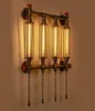 e27 Edison Loft Industrial Wrought Iron Pipe LED Lamp LED Light Wall lamp Wall Light Wall Sconce For Bar Foyer Bedroom LLFA5537723