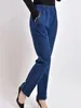 Women's Jeans Woman Big Size Spring Vintage Stretch Denim Pants Baggy High Waist Straight Korean Fashion Streetwear Casual Kot Pantolon
