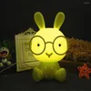 Luci notturne Cartoon LED Light Panda Bear Dog Lampada da tavolo da tavolo per bambini Sonno per bambini per la decorazione interna del comodino della camera da letto