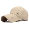 Cappellini da baseball Protezione solare estiva per esterni Baseball casual Tela unisex Visiera regolabile Design semplice Tesa estesa curva Sport