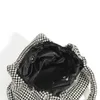 Totes Luxury Rhinestone Clutch Bag Party Women Handbag Shinny Shoulder Crossbody Designer Dinner Bucket
