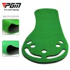 Aides PGM Golf Putting Mat Intérieur Maison Portable Pratique Formation Putter Pads Putting Green avec 5 Trous Golf Training Aids GL013