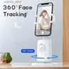 Estabilizadores Rastreamento automático câmera robô de tiro inteligente 360 giratório suporte de telefone facial AI selfie haste estabilizador de articulação universal Q240320