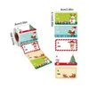 Party Decoration Merry Christmas Stickers Self Adhesive Gift Tag 500 Pieces 5 Designs Peel And Stick Decorative Labels