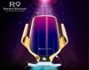 R9 Trådlös laddare GLOW Automatisk 10W billaddare för iPhone 12 11 Xiaomi 10 Samsung Android Flash Light Car Fast Charging Holde7607171