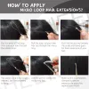 Extensions Isheeny Micro Loop Kinky raka mänskliga hårförlängningar 12 "26" Brasiliansk grov mikroring hårförlängningar riktigt mänskligt hår