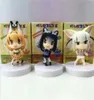 Anime Manga Fennec Fox figurki Anime Zoo Serval urocza zwierzca dziewczyna Mini modelka PVC GK zabawki dla prezenty dla dzieci dekoracja stou 240319