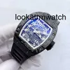 Multifunktion Watch Richarmill Mechanical Wristwatches Tourbillon Watch Automatic Series Japan Limited Edition 50 Automatic Mechanical RM029