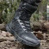 Stiefel Super Light Military Tactical Stiefel Männer Knöchel bequeme atmungsaktive Wanderjagd Camping Arbeit Schuhe Männer Motorradstiefel Mann