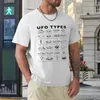 Herr t-skjortor ufo-typer t-shirt estetiska kläder svett vintage kläder