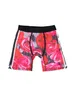 Underbyxor 2st Rose Print Män underkläder Boxer Shorts Soft Fashion Man Underbanan Manliga trosor S-XXL Plus Size Black and Red Printing 24319