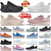 bondi clifton 8 9 hardloopschoenen voor heren dames zwart wit zomerlied heren damesschoen trainers sneakers nieuwste