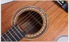 기타 41 인치 leftheded 전기 어쿠스틱 기타, 컷 어웨이, 매트 마감, 호두 나무 및 민속 및 팝 픽업, 6 줄