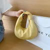 Totes Luxury Hand Cloud Purses And Handbag Soft Leather Clutches Women Dumpling Hobo Bag Vintage Shoulder Female