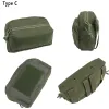 Bags Tactical Molle EDC Pouch GP Wide Pouch Military Tool Utility Pack for Vest Plate Carrier Expanded Storage Bags First Aid Kit
