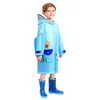 Coat Children's Raincoat EVA Non Disposable With Schoolbag Position School Waterproof Boys Girls Cartoon Baby 2024