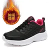 Casual Shoes Waterproof Black Leather Sneakers Anti-Slip Women Athletic Wear-resistent 2024 Fashion Outdoors Lace Up Walking