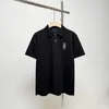 Polos formales de verano para mujer, camisetas clásicas con bordado de dibujos animados de oso, polo para hombre, camiseta para pareja, top cómodo S-XXL