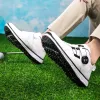 Stivali Nuove scarpe da golf per uomini donne sneaker da golf impermeabili uomini di grandi dimensioni 3647 scarpe da golfer per esterni comodi sneaker atletici comodi