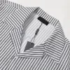 Мужская полосатая рубашка на пуговицах, классическая простая пляжная рубашка с коротким рукавом и принтом для отдыха, летняя свободная повседневная быстросохнущая рубашка с лацканами и пуговицами