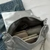 Totes Women Shoulder Bag Faux Leather Chain Braided Strap Magnetic Buckle Zipper PU Crossobdy Bags Commute Lady Handbag Bolsa
