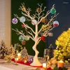 Décorations de Noël 40pcs ornements remplissables en plastique 5cm boules d'ornement pour l'artisanat bricolage kit de boule acrylique A