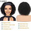 合成ウィッグスブラジルのキンキーカーリーヘッドバンドウィッグヒューマンヘア8-30インチのgluelless cinky curly human hair wigs for leasen go go go go yarra 240329