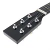 Guitare 25 pouces guitare acoustique noir tilleul adultes Guitarra avec cordes médiator instruments de musique cadeaux pour enfants et débutants