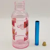 Gatorbeug Claro 10 pulgadas Botella de leche rosa colorida Bongs de vidrio Pipa de agua Botella para beber Gatorade Bong Tubo para fumar tabaco Tazón de 10 mm Vástago Reciclador Tubos de burbujeador