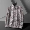 Camicie casual da uomo Camicia ampia oversize originale Camicetta Abbigliamento Manica lunga Top vintage per feste Incontri Riunioni Taglie forti 5XL 6XL 8XL