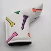 Aids Golf club Headcovers,Colorful Tee Driver Headcover Fairway Wood Cover Hybrid Cover Mallet Putter Headcover Blade Putter Cover