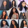 Synthetic Wigs HD Deep Wave 13x4 Lace Frontal Human Hair Wig On Sale 28 30 32 Inch Brazilian Remy 200% Density Curly 4x4 Closure Wigs for Women 240328 240327