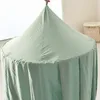 Childrens Bed Canopy Baby Crib Bed Child Curtain Hung Dome Mosquito Net Kids Girl Boy Play Tent Living Room Bedroom Decoration 240311