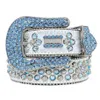 2022 Designer Belt Bb Simon Belts for Men Women Shiny diamond belt on Black Blue white multicolour286V