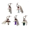 Keychains Curly Mermaids Keychain Pendant Durable Key Chain Lightweight Keyring Decor DropShip