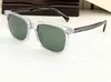 Quadratische Sonnenbrille mit Kristallgrünen Gläsern für Herren, Sommersonnenbrillen, Gafas de Sol, Designer-Sonnenbrillen, Occhiali da sole, UV400-Schutzbrillen
