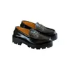 D Carrefour 2024 nieuwe Britse stijl eenvoudige casual veelzijdige lage handgemaakte kleine leren schoenen voor dames