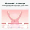 Smart Vface Facelifting Massager Vibrating Slimming Intelligent Beauty Tools Heated Firming Skin Eliminate Edema 240313