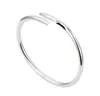 luxury Classic nail bracelet designer bracelet Fashion unisex cuff bracelet gold jewelry Valentine's Day gift Size 17, 19