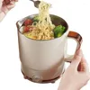 Bouteilles d'eau bouilloire Portable en acier inoxydable, tasse de santé personnelle multifonctionnelle pliable de 800ml pour le thé et le café