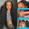 Synthetic Wigs Synthetic Wigs Cosdelu 13x6 Loose Deep Wave 30 32 inch HD Lace Frontal Wig Human Hair 250 Density Brazilian 13x4 Curly Lace Front Wig For Women 240329