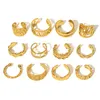 Stud Earrings 1PC Delicate 304 Stainless Steel Clip For Women Female Buckle Ear Cuff Gloden No Piercings Earring Girl Fashion Jewelry